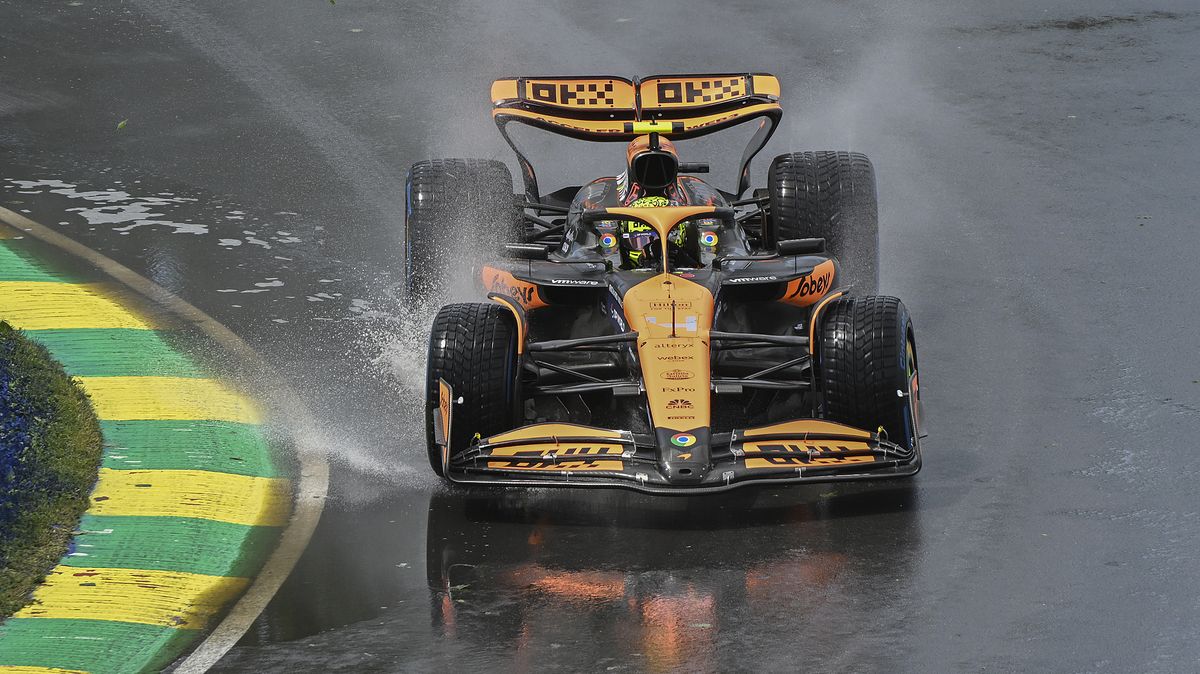První trénink F1 v Kanadě narušil déšť, nejrychlejší byl Norris