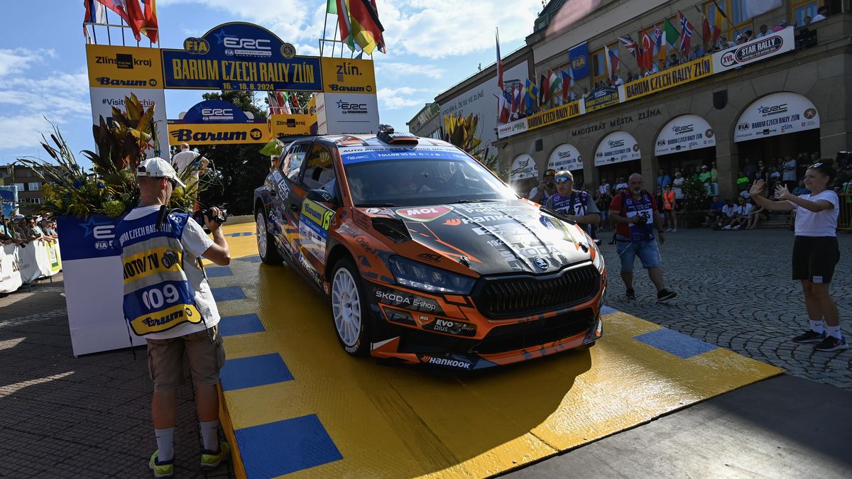 Stříteský se přiblížil zisku titulu, ovládl Barum Czech rallye Zlín