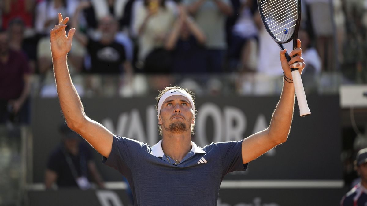 Zverev ukončil Tabilovu pouť na antuce v Římě a je ve finále, už zná i soupeře