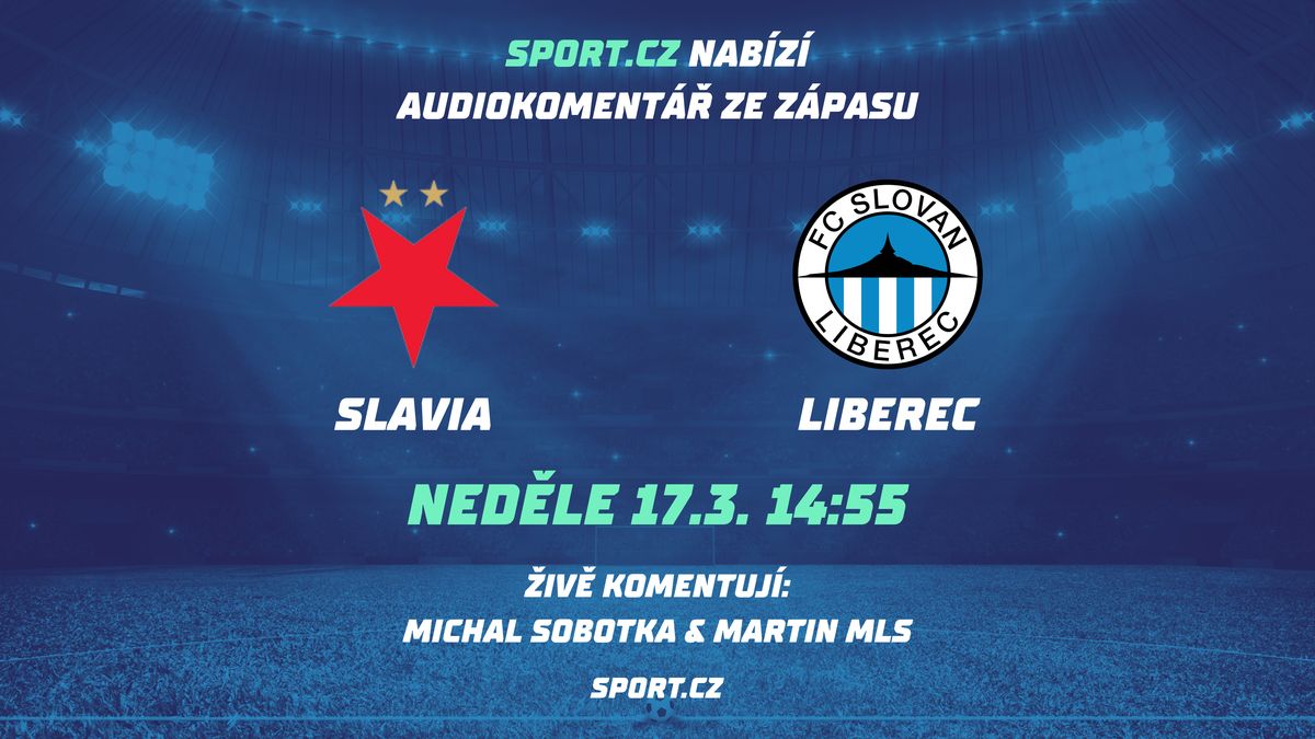 Smlsne si Slavia na Liberci? Sport.cz nabídne další audiokomentář z ligy