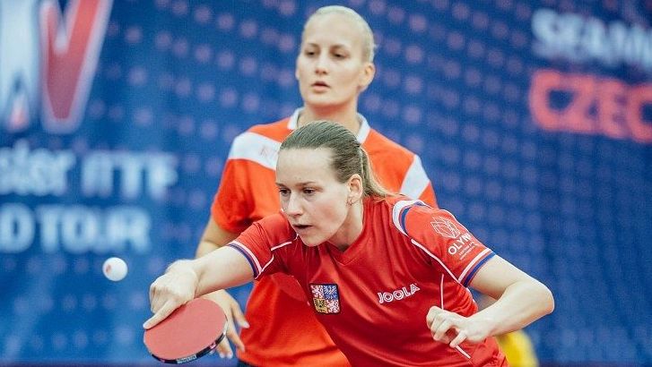 Stolní tenistka Matelová prohrála na turnaji v Düsseldorfu ve finále čtyřhry