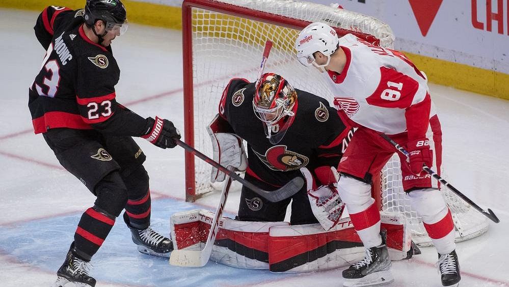 To by se v NHL stát (ne)mohlo. Sudí vykolejili Detroit, Kubalík se nestačil divit