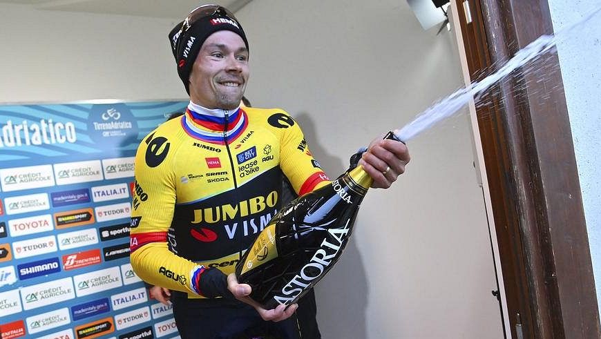 Roglič vstoupil do cyklistické sezony vítězstvím v závodu Tirreno-Adriatico