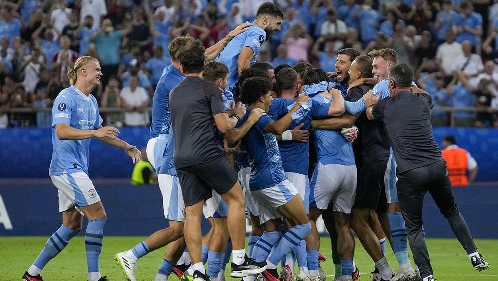 Manchester City po penaltách poprvé získal Superpohár UEFA
