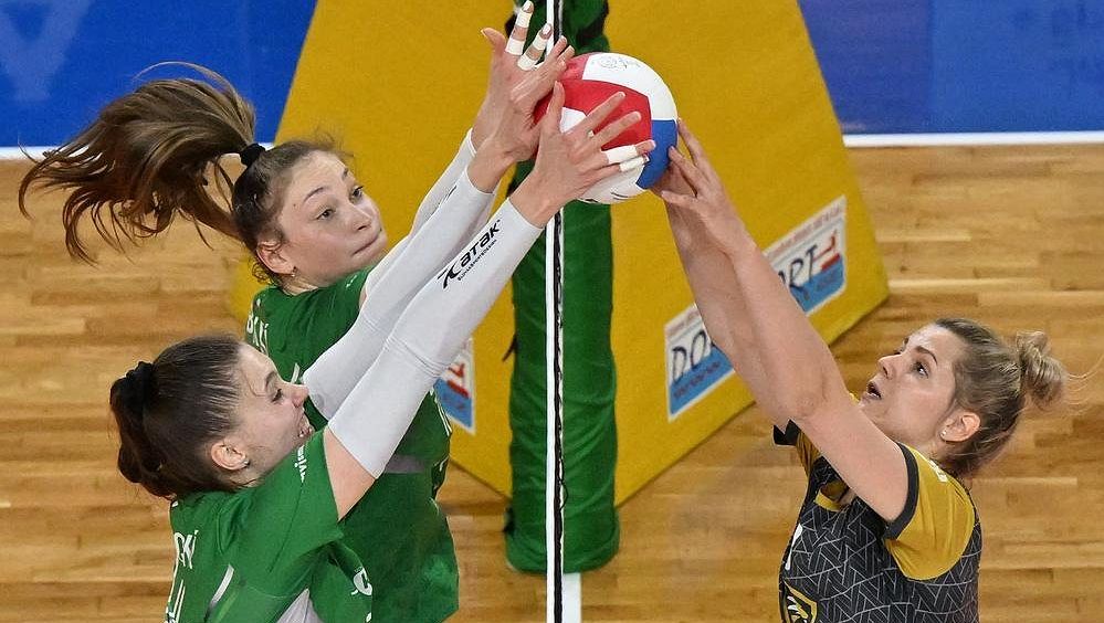 Volejbalistky KP Brno porazily v prvním finále extraligy Šelmy v tie-breaku
