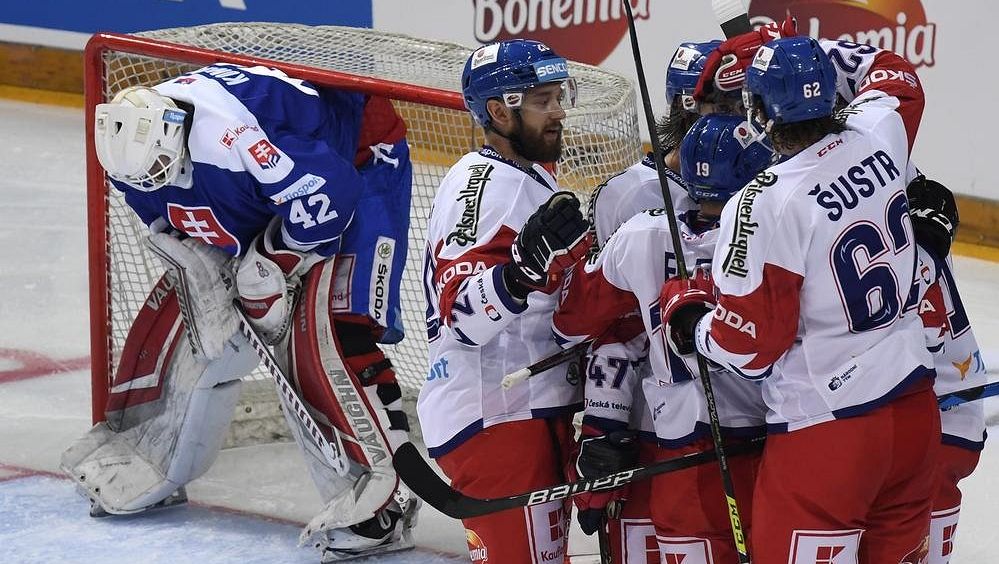 Vzájemná bilance Česka a Slovenska na MS v hokeji. Češi v derby jasně dominují