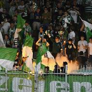 Fanoušci Bohemians v Jablonci.