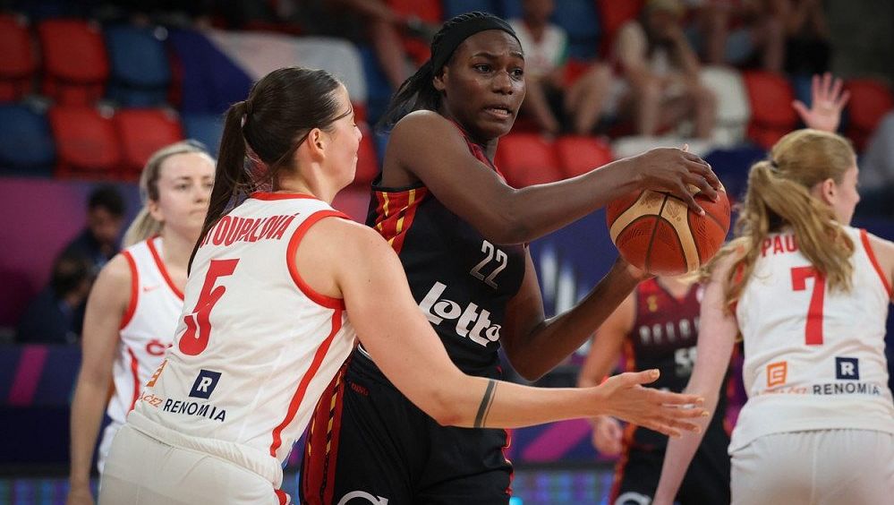 Belgie nemá slabinu a bude mít letos medaili, říkala Ptáčková po kruté basketbalové lekci
