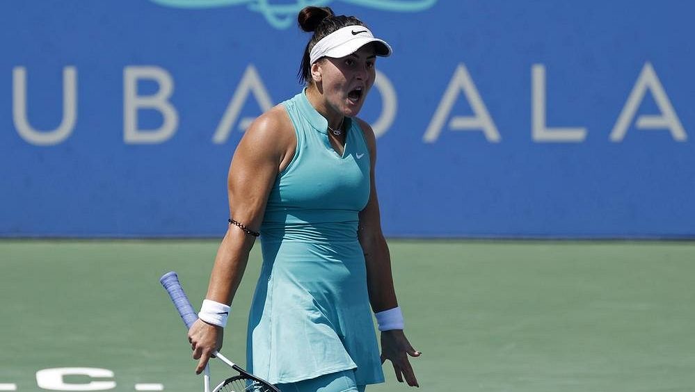 Šampionka US Open seřvala fanouška. Odmítla hrát dokud neopustí hlediště