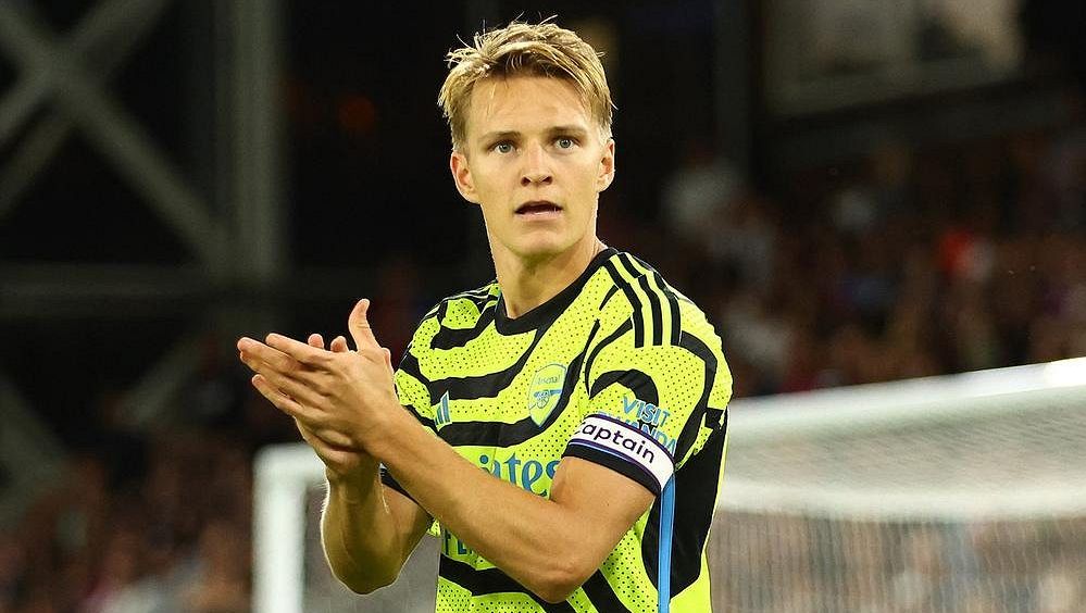 Ödegaardova penalta zařídila Arsenalu výhru v derby nad Crystal Palace