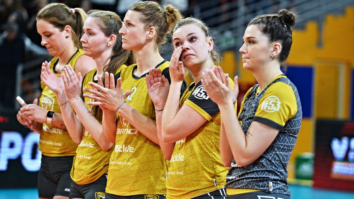 Brněnské Šelmy prohrály první osmifinále Poháru CEV v Bělehradě 1:3