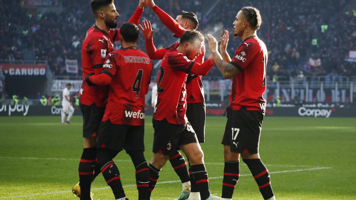 Fotbalisté AC Milán porazili v lize Monzu a pojistili si třetí místo