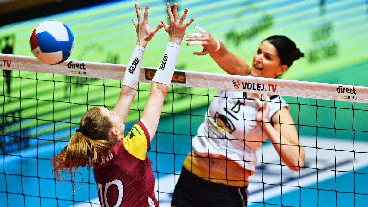 Olomoucké volejbalistky znovu porazily Šelmy a vedou extraligu už o pět bodů