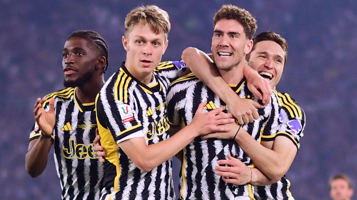 Juventus díky brance Vlahoviče z úvodu zápasu vyhrál popatnácté Italský pohár