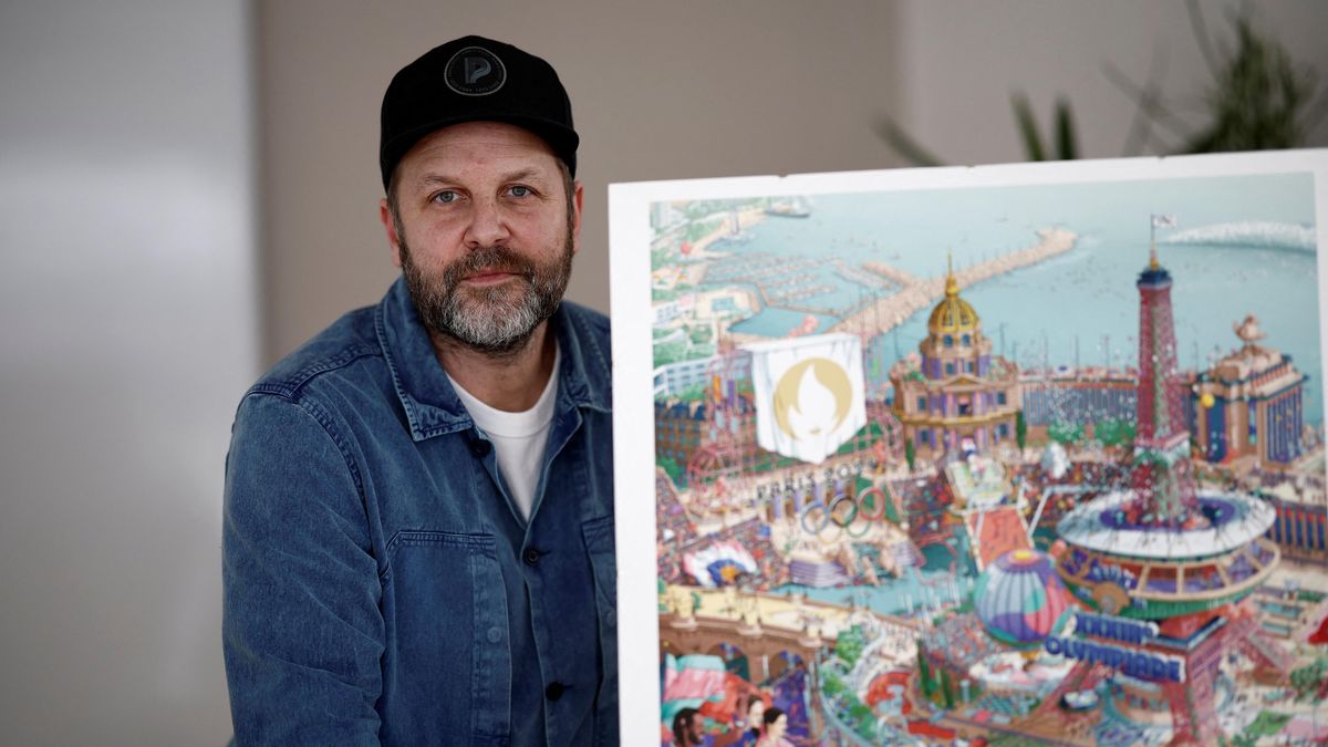 Paříž odhalila plakát olympijských her plný barev ve stylu art deco