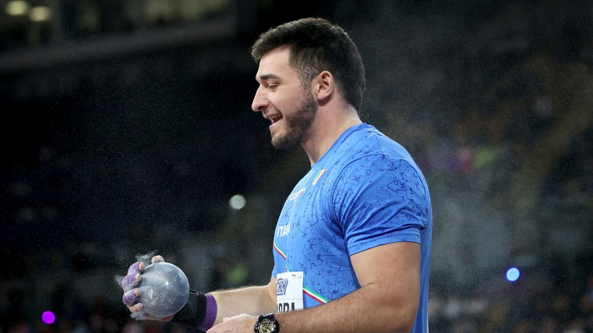 Koulař Fabbri předvedl 22,88 metru, nejlepší evropský výkon za 36 let