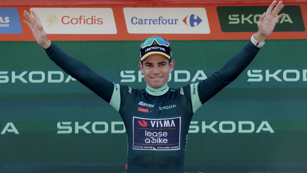 Unikátní kousek, zelený dres zářil v horách! Van Aert slaví velké vítězství