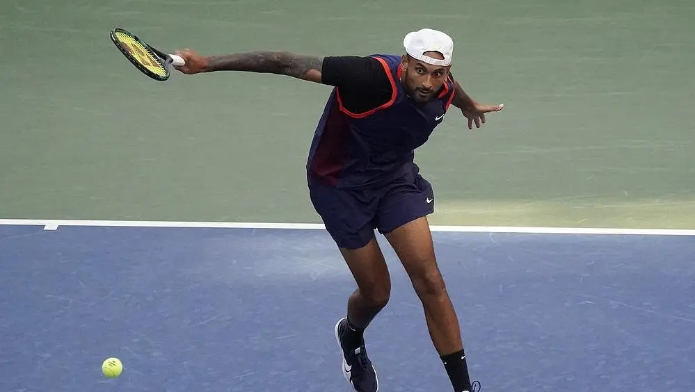 Image accompanying Sport.cz coverage of Nick Kyrgios at the US Open.