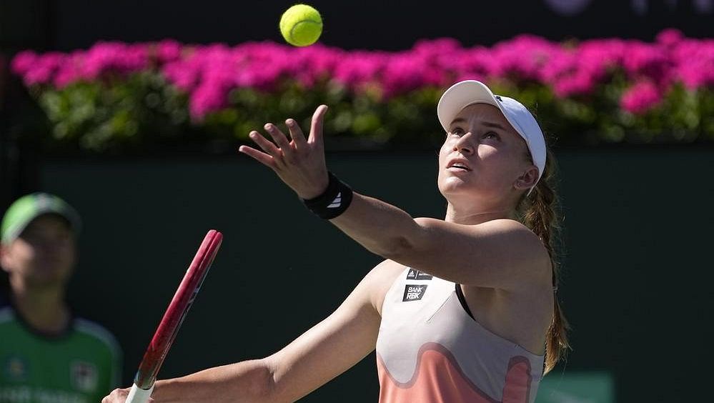 Jelena Rybakinová z Kazachstánu vyhrála tenisový turnaj v Indian Wells