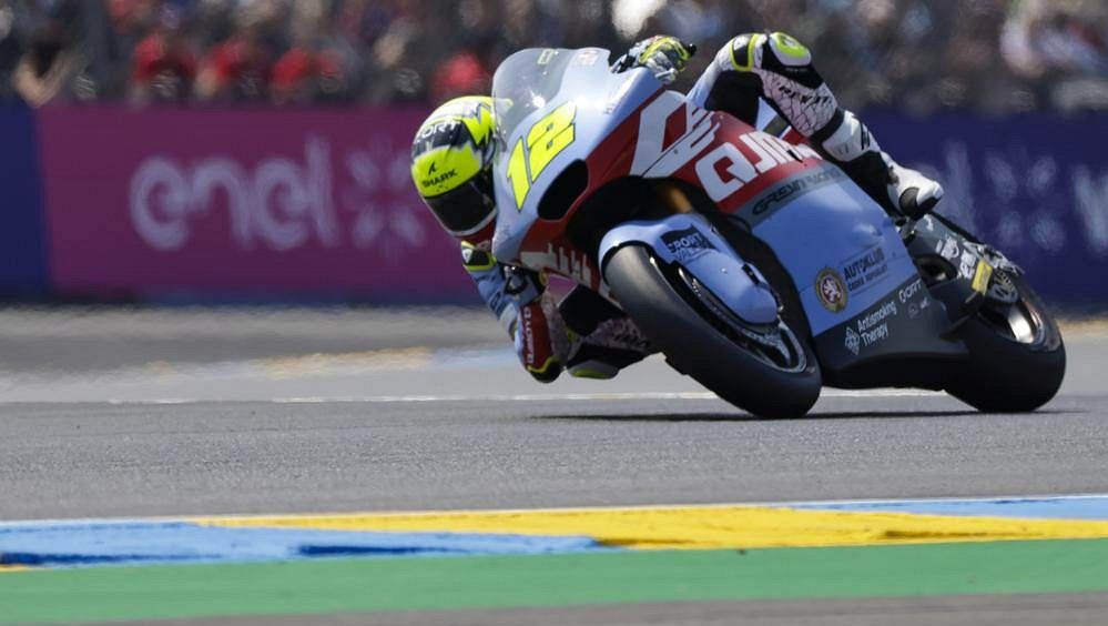 Motocyklista Salač je po tréninkovém dnu Moto2 v Itálii šestý