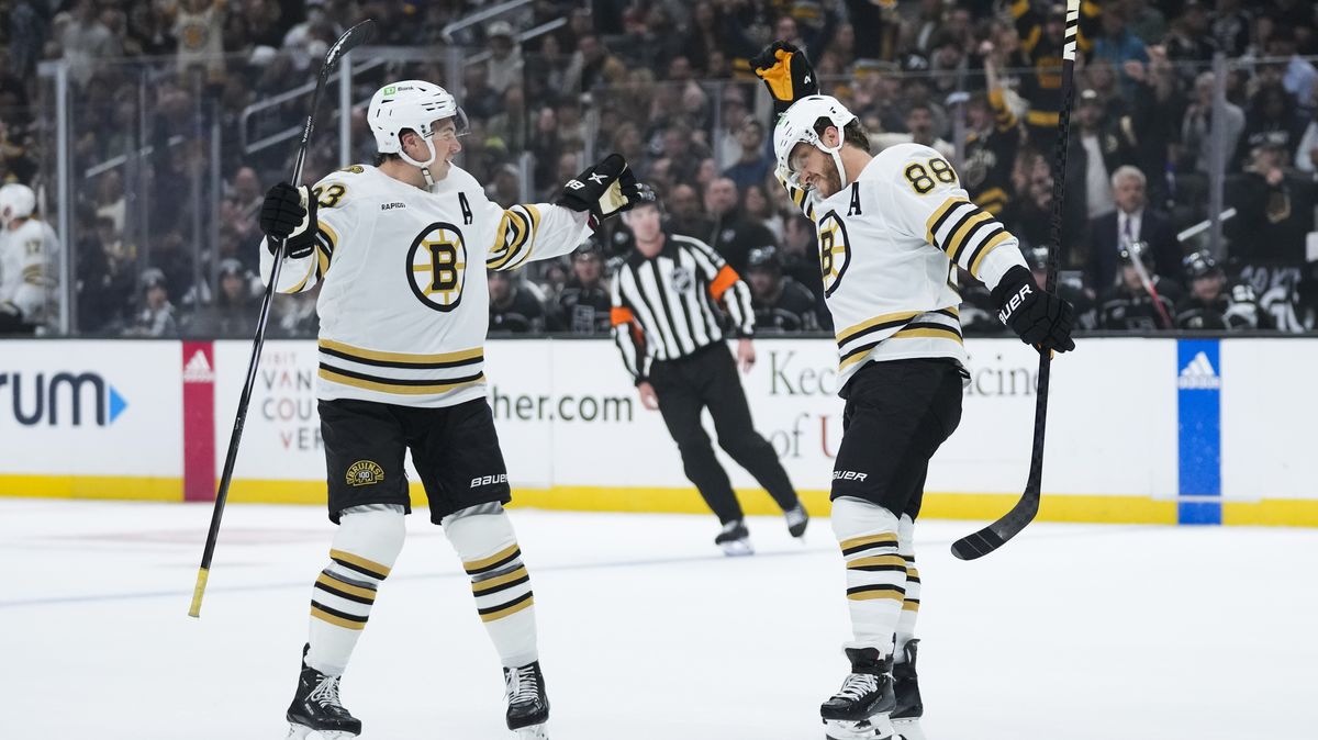 Pastrňák a Nečas zářili, Boston poprvé v sezoně prohrál
