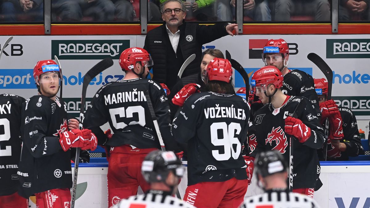 Třinec po třech prohrách zabral, ale nadřel se. Žádná vánoční selanka, přiznal Moták
