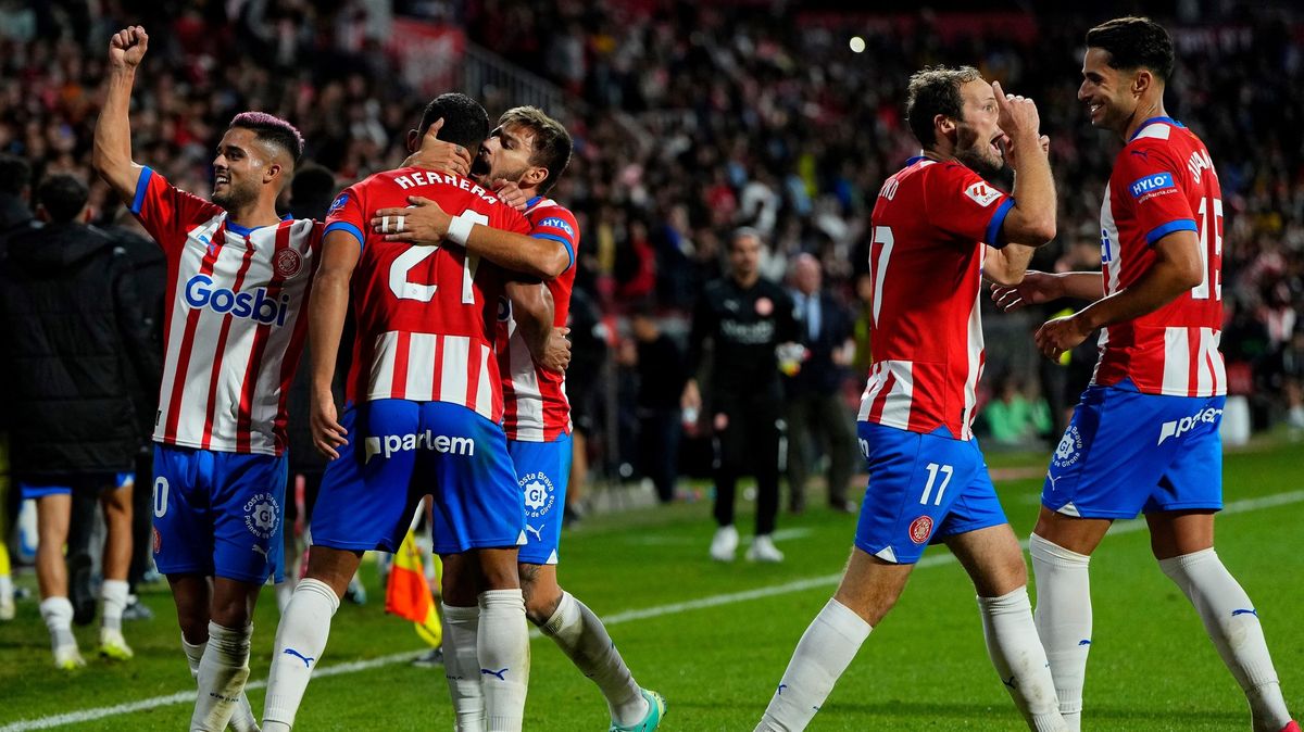 Girona udolala outsidera gólem v nastavení a vede španělskou ligu