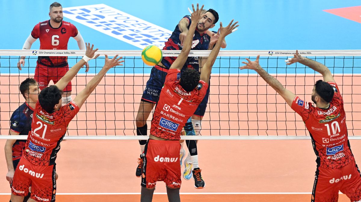 Lvi Praha při domácí premiéře v Lize mistrů podlehli Civitanově