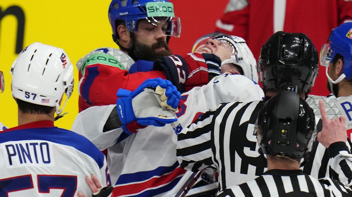 Gudas dráždil Tkachuka: Vyhrožoval mi rvačkou, smál se český bek. Kapitán USA si na něj počkal po zápase