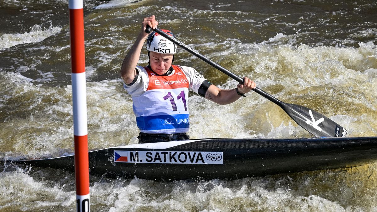 Kanoistka Satková byla třetí na SP ve vodním slalomu v Krakově