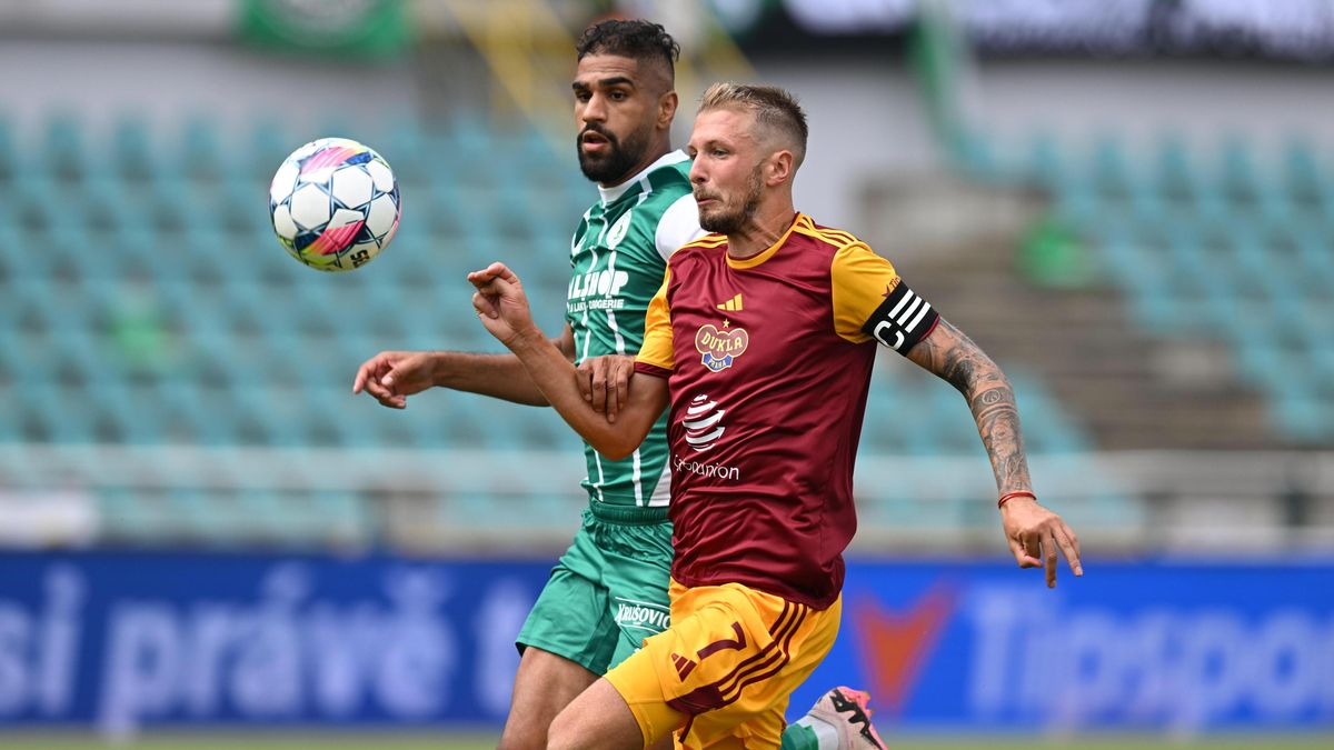 Dukla porazila Bohemians a má první body. Oba týmy dohrávaly v deseti