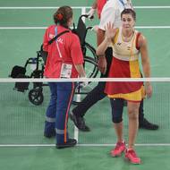 Pro Carolinu Marínovou přijeli pořadatelé dokonce s invalidním vozíkem. 