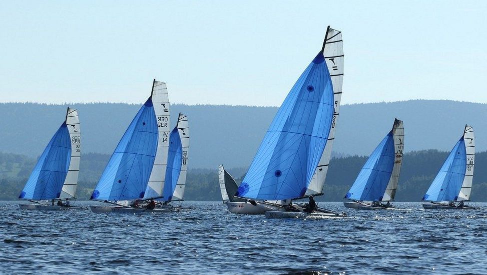 Do olympijské regaty se kvalifikovaly i jachtařky Burská s Tkadlecovou