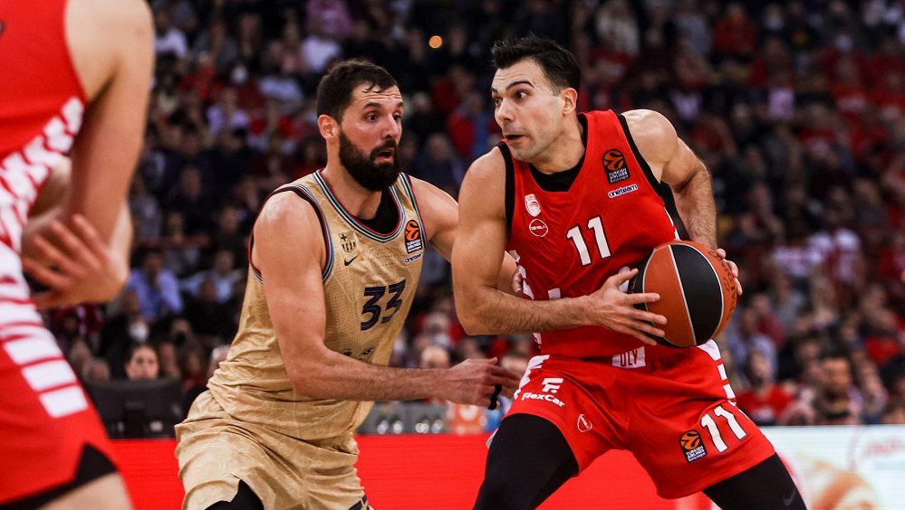 Basketbalisté Barcelony po pěti výhrách nestačili v šlágru EL na Olympiakos