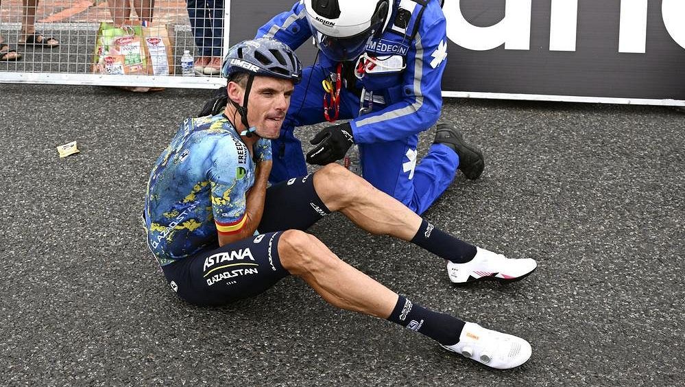 Zraněný Sánchez skončil na Tour de France a Cavendishovi k rekordu nepomůže