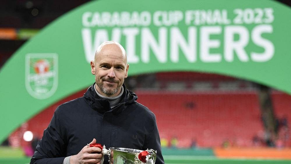 Je to teprve začátek, řekl Ten Hag po triumfu United v Ligovém poháru