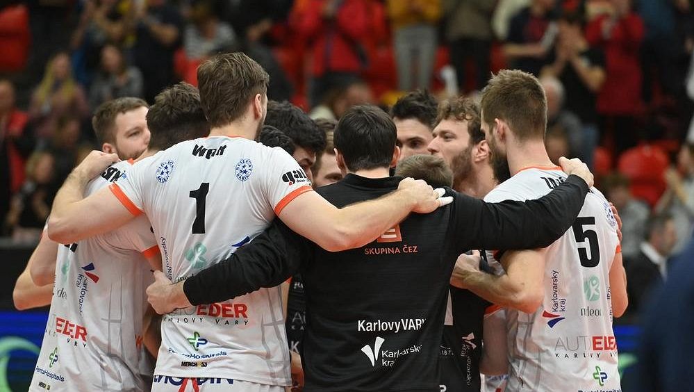 Volejbalisté Karlovarska porazili v prvním duelu o ligový bronz Liberec