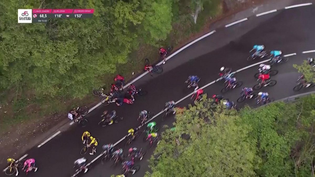 Jsem zdrcený. Hororový karambol má pro vítěze Gira těžké následky