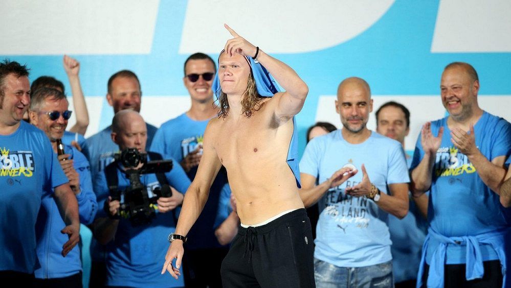 Kjøre som fremtiden?  Manchester City tiltrakk seg fans, bursdagsgutten Haaland blåste ikke ut lysene