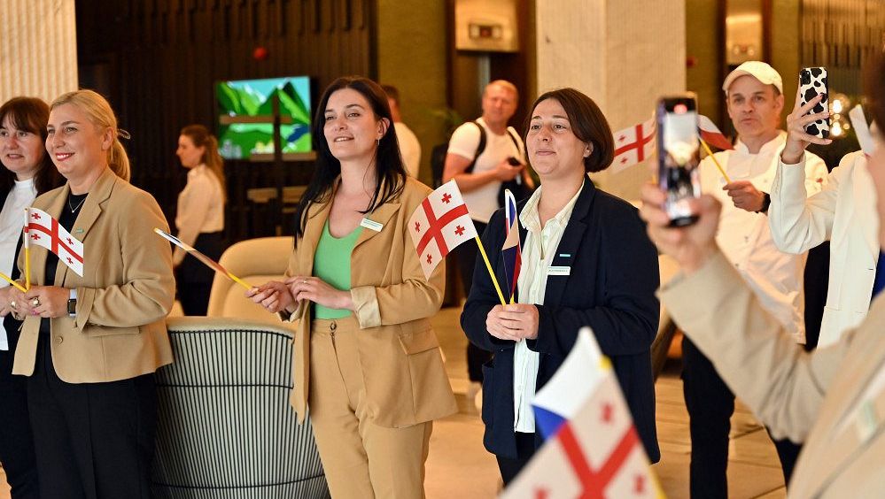 Jednadvacítku vítala na hotelu v Batumi česká hymna, trenér zaujal gruzínštinou