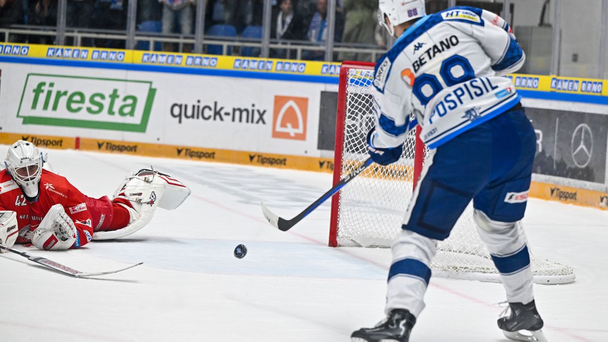 HOKEJ ONLINE: Video momenty. Plzeň i Brno se mohou po předehrávce extraligy posunout v tabulce