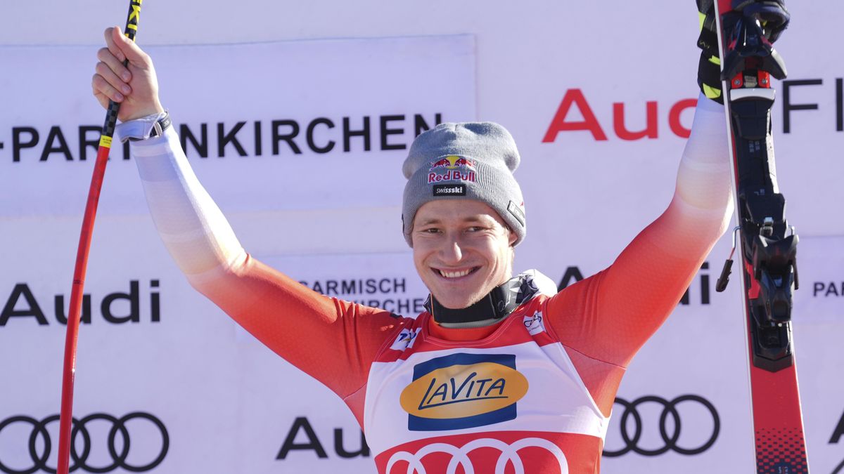 Druhé super-G v Ga-Pa vyhrál lídr SP Odermatt, Zabystřan nebodoval