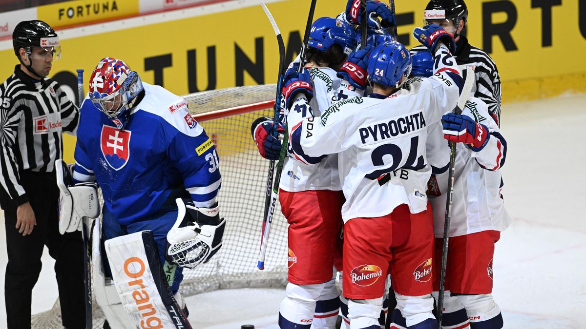 Čeští hokejisté v přípravě zůstávají stoprocentní. O druhém skalpu Slováků rozhodl Kodýtek