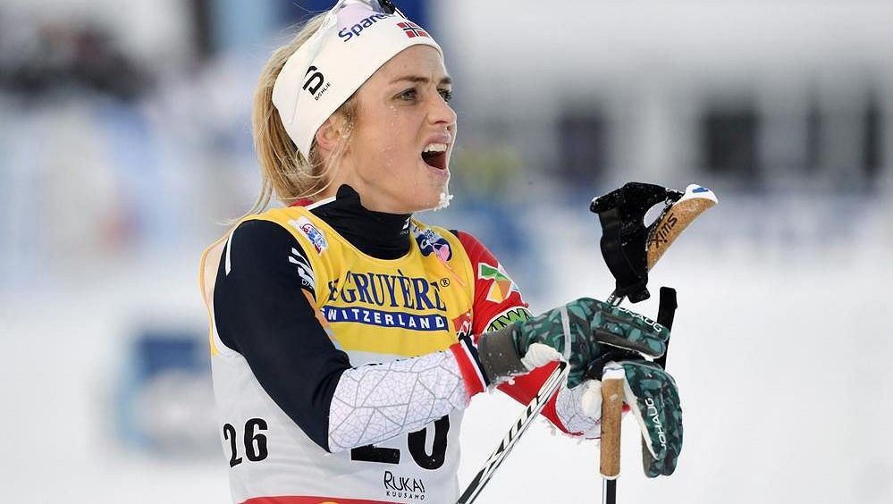 Den norske skiløperen Johaugová returnerer seirende til verdensmesterskapet etter doping