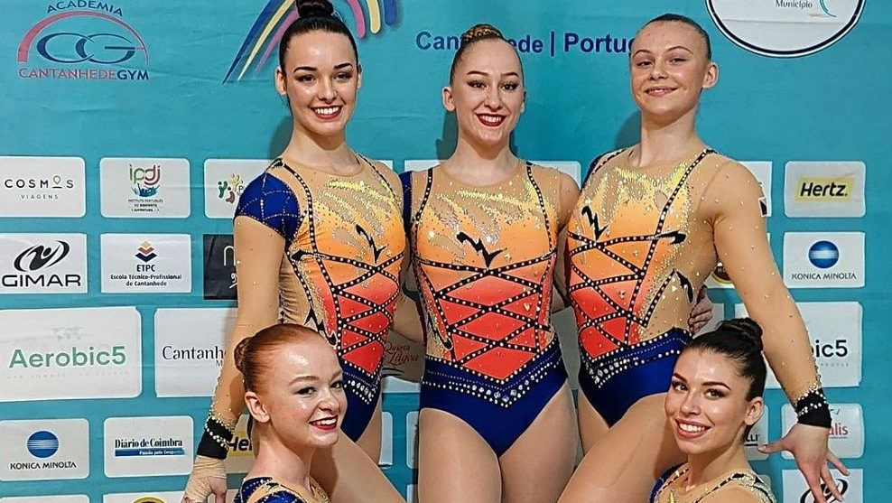 Český tým byl třetí v závodě SP v gymnastickém aerobiku, je to historický úspěch