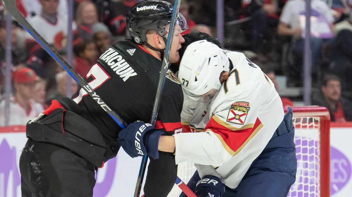 Vnuci se rvali v NHL. Rozladěná babička to pozorovala z hlediště