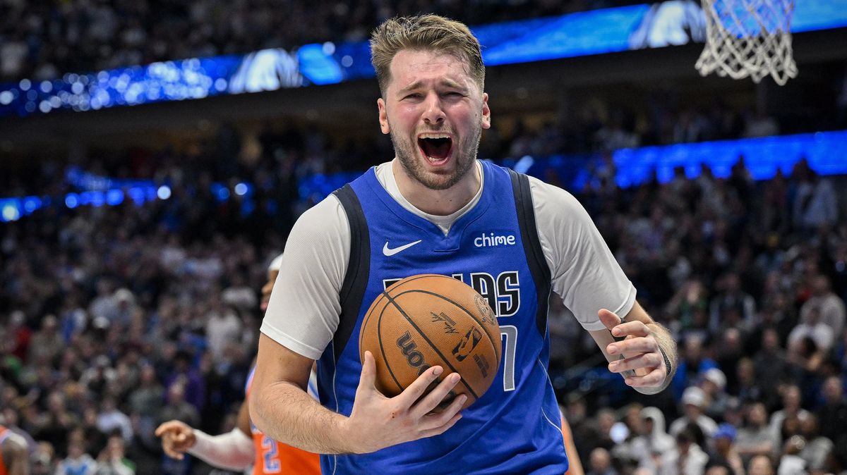 Dallasu v NBA nestačilo proti Oklahomě Dončičovo triple double ani šňůra 30 bodů