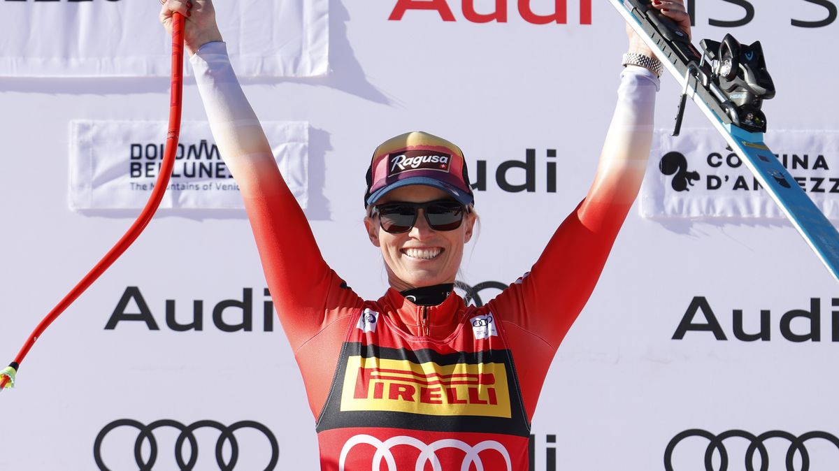 Olympijská vítězka Gutová-Behramiová vyhrála super-G v Cortině