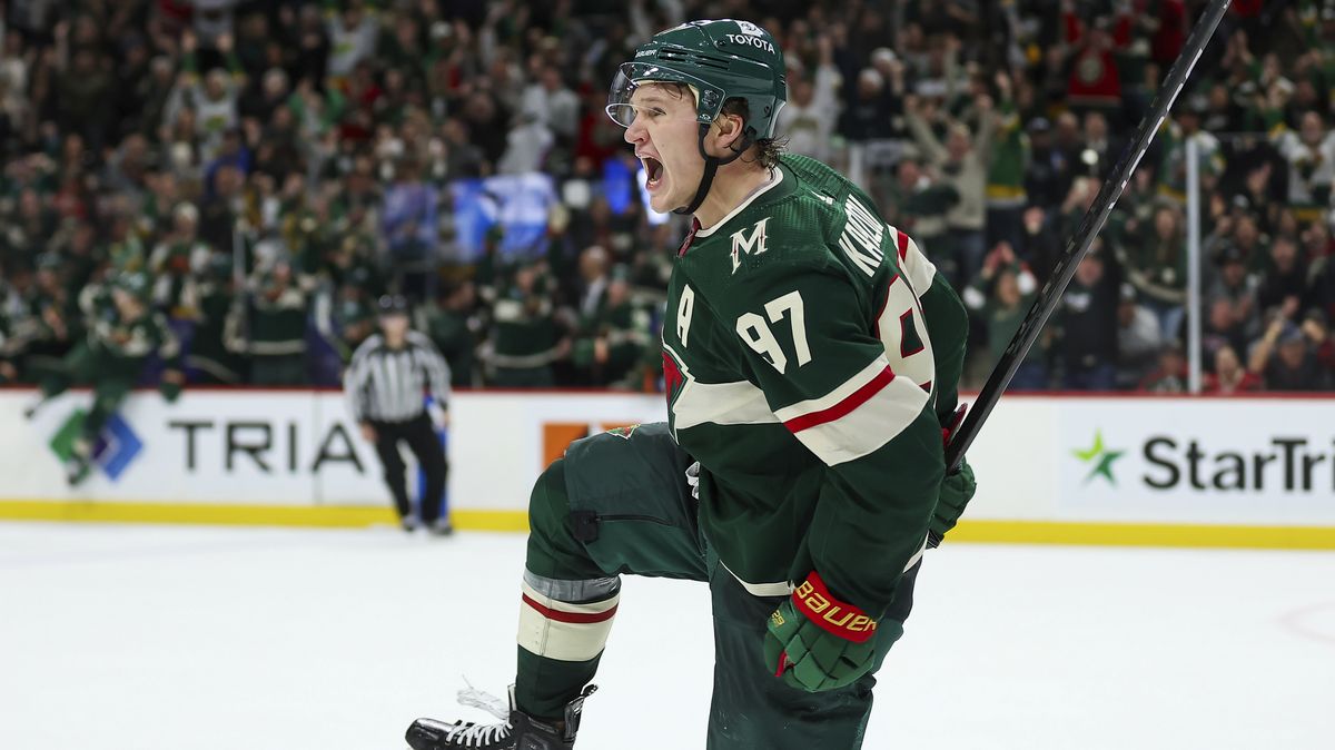 Útočník Minnesoty Kaprizov byl zvolen nejlepším hráčem týdne v NHL