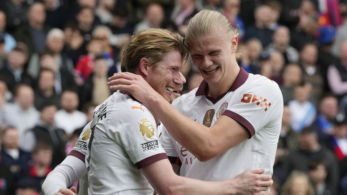 Citizens po obratu vyhráli na půdě Crystal Palace, dominoval De Bruyne